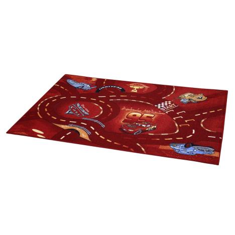 Disney Cars World Of Cars Red Race Track Rug Extra Image 2